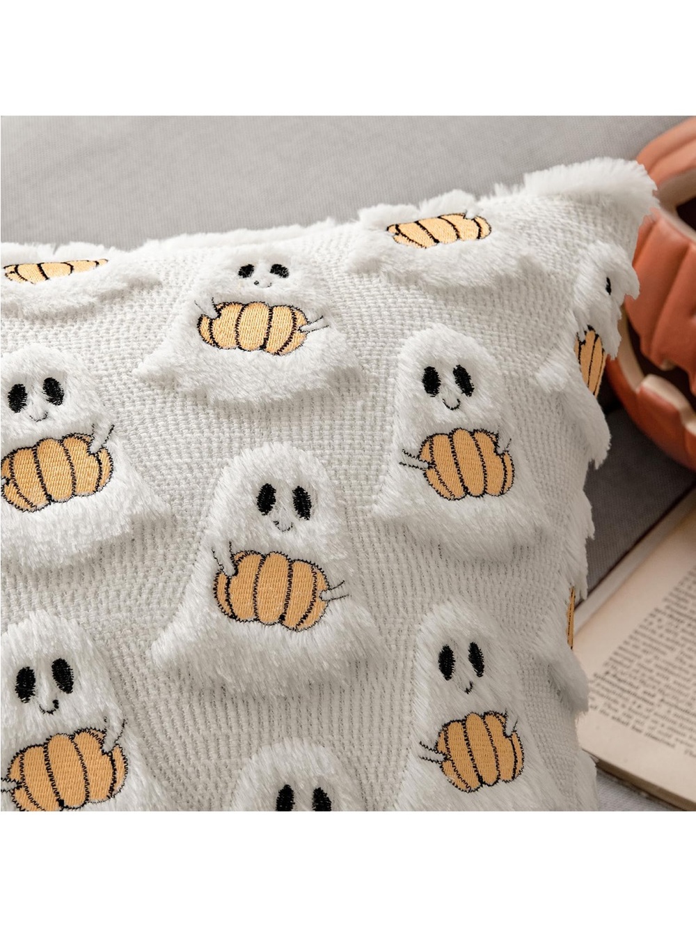 Festive Fall Decorative Throw Pillow Covers - Set of 2 - Picture 2 of 5